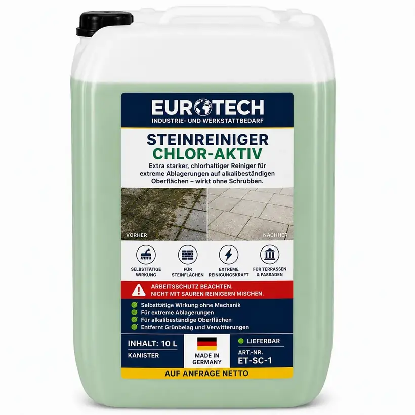 EUROTECH Steinreiniger Chlor-Aktiv